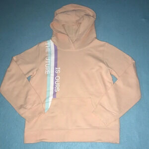 IDEOLOGY hoodie sweatshirt pouch pocket peachy pinkish NEW size 6X